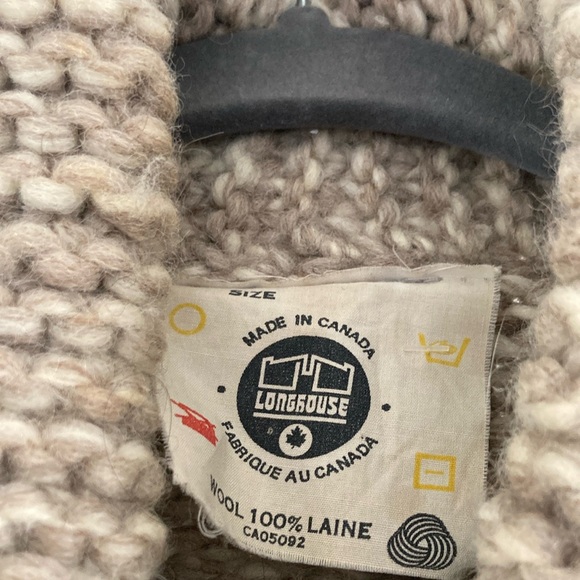 Vintage Cowichan Knit Sweater - Picture 2 of 5